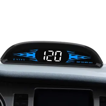 Цифровой GPS-спидометр Универсальный головной дисплей Цифровой автомобильный головной дисплей GPS Проекционный спидометр на лобовое стекло с более чем 12