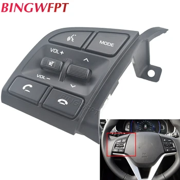 Оригинальная Кнопка Рулевого Колеса Для Hyundai Tucson IX35 2015-2019 Кнопки Bluetooth Телефона Круиз-Контроля Переключатель Громкости 96710D3500 10