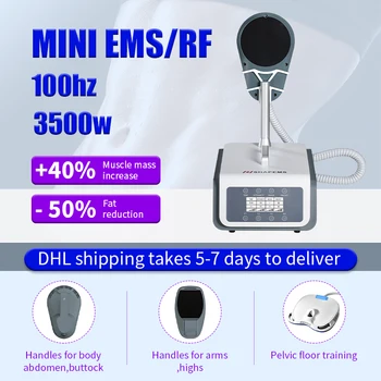 Мини-EMS машина для лепки тела 3500 Вт, портативная электромагнитная стимуляция мышц Hiemt Emslim для похудения Для домашнего использования