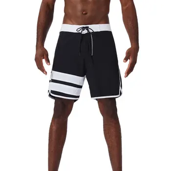 Новые мужские плавки, летние шорты для плавания, фитнеса, мужская модная спортивная пляжная одежда, быстросохнущие эластичные пляжные брюки, слаксы 1