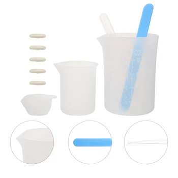 Клей, мерный стаканчик, инструменты из эпоксидной смолы, силиконовые формы для чашек, набор для тонирования, дозирование силикагеля, набор для смешивания 1