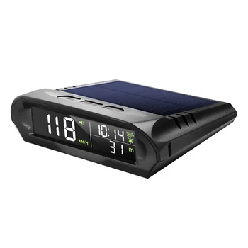 1 Комплект Универсального цифрового измерителя солнечной энергии автомобиля HUD X 98 GPS Спидометр Сигнализация Превышения скорости Расстояние Высота Головной дисплей 13