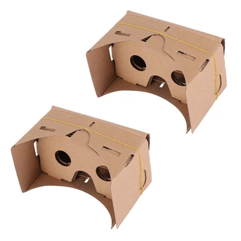 Новые 2x6-дюймовые очки виртуальной реальности 3D VR DIY Hardboard для Google Cardboard 23