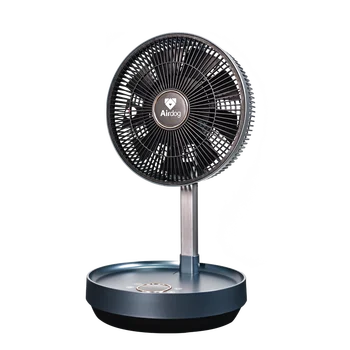 Осциллирующий складной умный циркуляционный вентилятор для дома на открытом воздухе с дистанционным управлением 15
