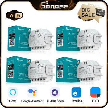 SONOFF DUALR3 Wifi Smart Switch DIY MINI Smart Switch 2 Банды Двойной Релейный Модуль Измерения Мощности Управление Умным Домом Через eWeLink 18