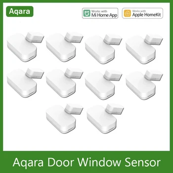 Оригинальный Дверной Оконный Датчик Aqara Беспроводное Подключение Zigbee MCCGQ11LM Дверной Датчик Работает С приложением Xiaomi Home APP Для Smart Homekit 19