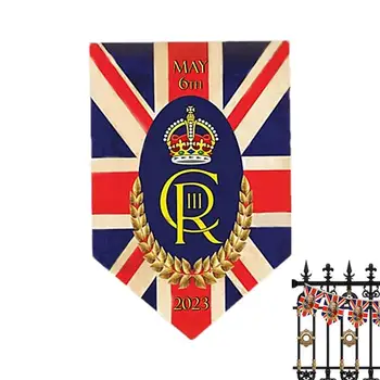Флаг Короля Чарльза III На открытом воздухе, Флаги Англии Юнион Джек, Британский Флаг, Коронационные Флаги, Флаг Великобритании Короля Чарльза Для Новых 17