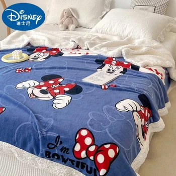 Флисовое одеяло с милым пухом из мультфильма Диснея 