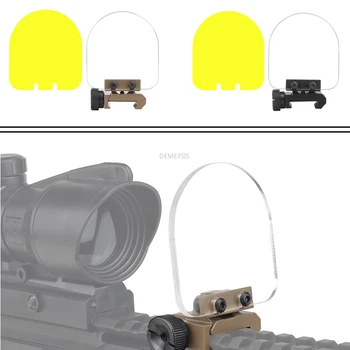 Прицелы для Страйкбольной винтовки Протектор объектива 2 Сменных объектива Тактический Военный пейнтбольный Прицел для стрельбы Защитный объектив 20 мм Рейка