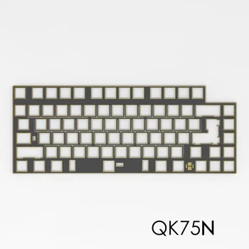QK75N Механическая клавиатура PC PP POM Алюминиевая доска позиционирования из углеродного волокна