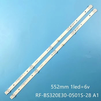 Светодиодная лента подсветки, 5 ламп (6 В) для Hyindai h-led32r505bs2s LED32-ES5004 ЖК-телевизор RF-BS320E30-0501S-28 A1 32f1000 v320dj8-q01 20