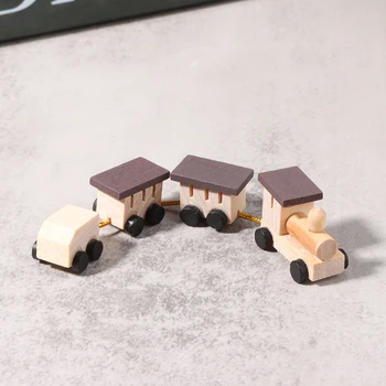 1:12 Кукольный Домик Миниатюрная модель поезда Мини-Орнамент Сцена для декора Кукольного дома Детские Игрушки для Ролевых игр 17