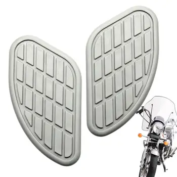 Универсальная накладка на топливный бак мотоцикла, боковая наклейка на бензобак, защита коленного сустава, винтажные боковые панели для большинства мотоциклов 11
