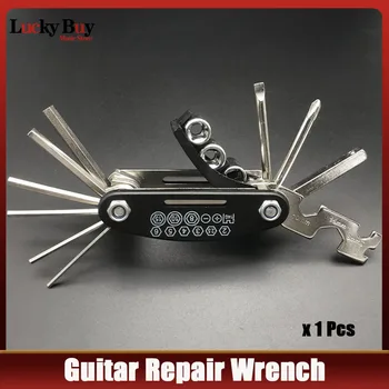Набор шестигранных ключей для настройки акустической электрогитары из металла 13 калибров, инструмент для ремонта гитары для Luthier 
