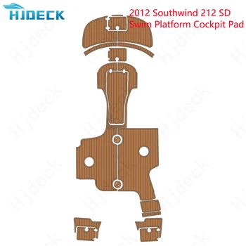 Hjdeck Southwind 212 SD EVA Аксессуары для лодок из искусственного тика для палубы лодки или яхты, Сад на колесах, бассейн, коричневый, черный, Серый, Черный 22
