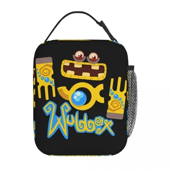 Редкий продукт для видеоигр Wubbox My Singing Monsters Изолированная сумка для ланча Рабочая коробка для еды Герметичный Уникальный кулер Термальная коробка для бенто 2
