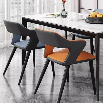 Компьютерный современный обеденный стул Эргономичный обеденный стул скандинавского расслабляющего дизайна Элегантная минималистская кухонная мебель Silla Comedor