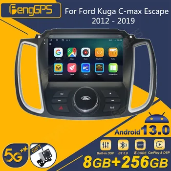 Для Ford Kuga C-max Escape 2012-2019 Android Автомобильное радио 2Din Стереоприемник Авторадио Мультимедийный Плеер GPS Navi Головное Устройство 11