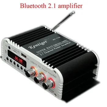 Kentiger HY-118 Bluetooth 2.1 + 1 4-Канальный Выходной Сабвуфер TF \ USB \ FM Аудио Усилитель Мощности Стерео Amplificador Super Bass Dac 21