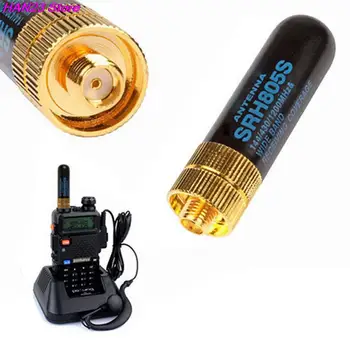 Двухдиапазонная Антенна UHF + VHF SRH805S SMA Женская Антенна для BAOFENG UV-5R BF-888S Radio SRH-805S Walkie Talkie Radio 21