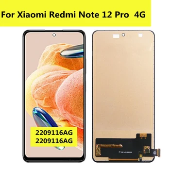 6,67 “TFT Для Xiaomi Redmi Note 12 Pro 4G ЖК-дисплей С Сенсорным Экраном, Дигитайзер В Сборе, Замена 2209116AG 2209116AG LCD