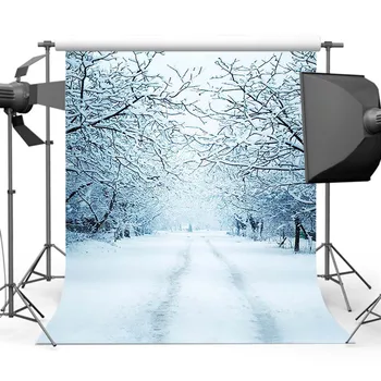  Фон для фотосъемки в зимнем лесу Белоснежный фон для фотостудии Forest CM-5194