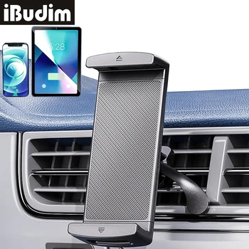 Подставка для автомобильного вентиляционного отверстия для мобильных устройств с диагональю 4,7-12,9 дюйма, зажим для автомобильных воздухозаборников, держатель для планшета для iPad iPhone Samsung Z Fold 1