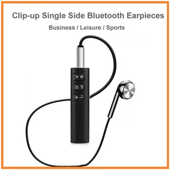 Bluetooth-гарнитура с одним вкладышем и микрофоном для мобильных телефонов/ iPhone/ Samsung/ Lg, для офиса, для занятий спортом на открытом воздухе, водитель грузовика 8