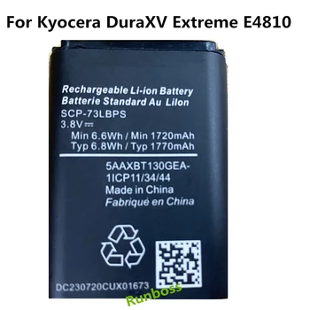 Высококачественный аккумулятор SCP-73LBPS 3,8 В 1770 мАч для Kyocera DuraXV Extreme E4810, сменный аккумулятор 6