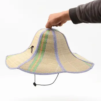Летняя соломенная шляпа от солнца с широкими полями, соломенные шляпы для рыбалки, складная соломенная шляпа с козырьком, водонепроницаемое ведро для защиты от солнца 17