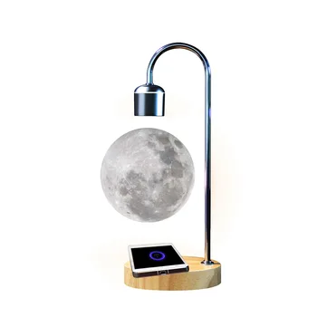 Креативный 3D Плавающий Лунный свет, Уникальные подарки, настольная лампа, украшение дома, плавающая лампа с функцией беспроводной зарядки для дома 15