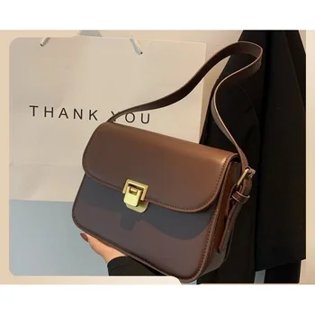 Женская универсальная сумка через плечо с ощущением роскоши, нишевый дизайн, сумка через плечо для сумок, женские дизайнерские сумки высокого качества. 7