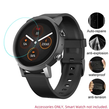 5шт Мягкая прозрачная защитная пленка из ТПУ Smartwatch Guard для Ticwatch E3 Sport Smart Watch Защитная крышка экрана 21